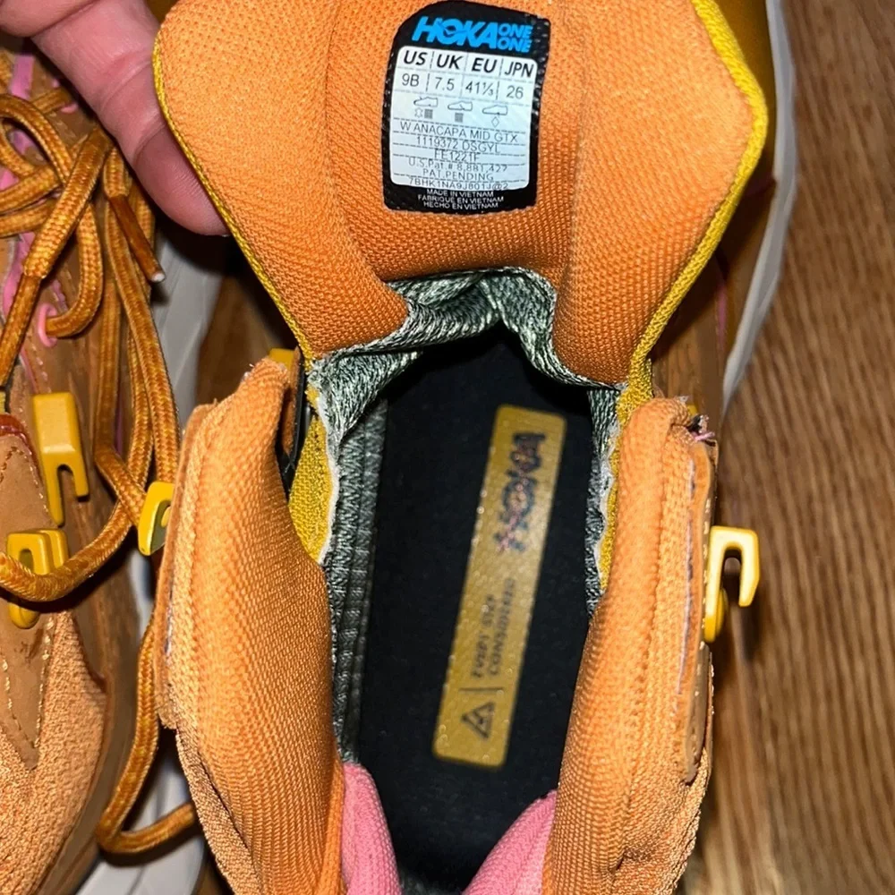 Woman’s Hoka Anacapa Gore-Tex Hiker Sneaker Size 9 NEW - Picture 12 of 15